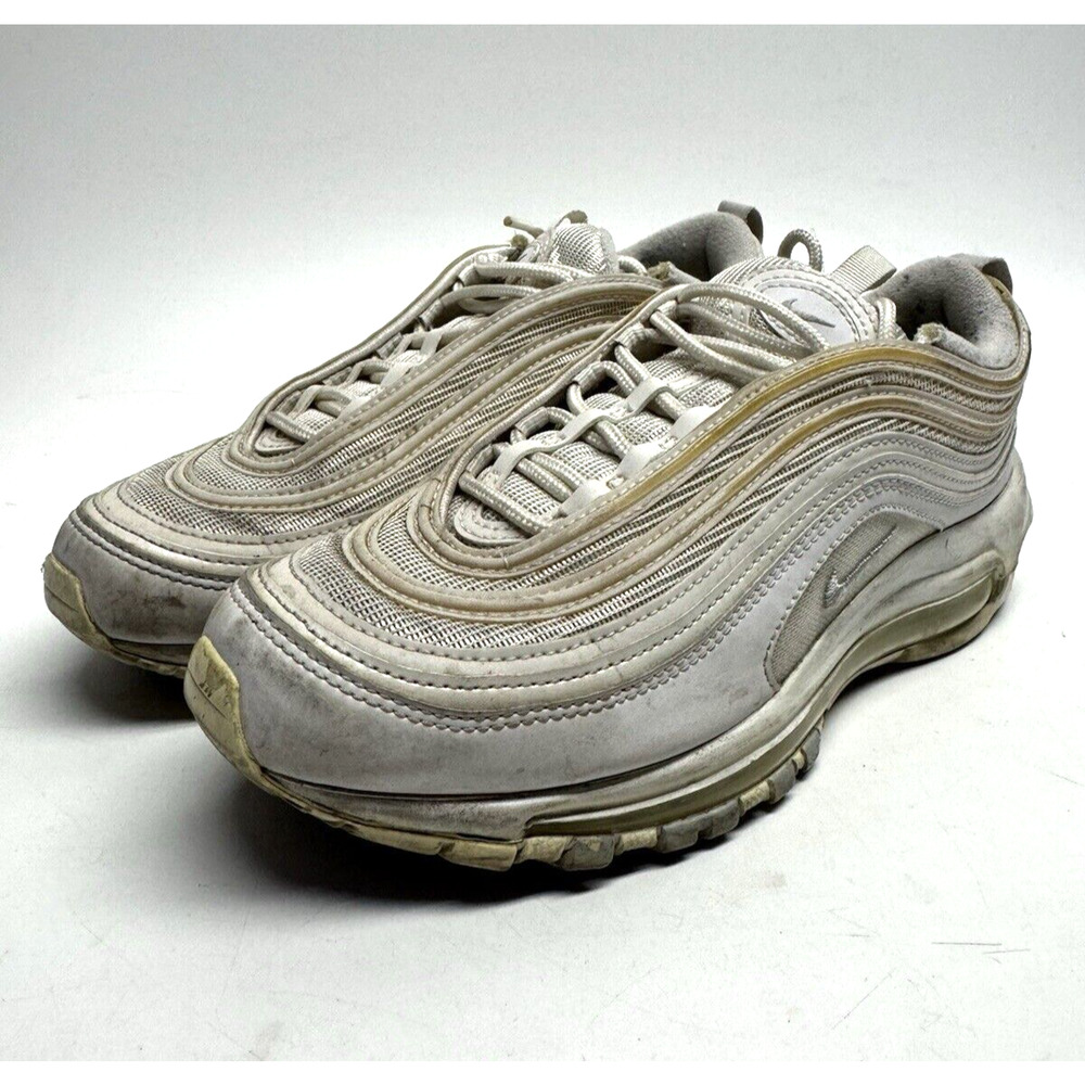 Nike Air Max 97 Triple White Everyday Trainers Shoes Sneakers Women's Size 8